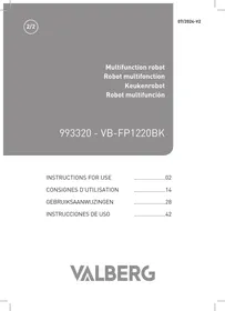 VALBERG VB-FP1220BK - Robot multifonctions