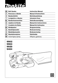 MAKITA 9902, 9903, 9920, 9404 - Ponceuse