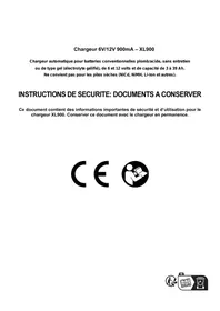 Notice EXCEL CHARGE XL900 Chargeur de batteries