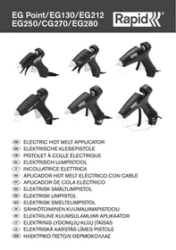 RAPID EG Point/EG130/EG212 EG250/CG270/EG280 - Pistolet à colle
