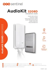 Notice SCS SENTINEL AUDIOKIT 3208D Interphone