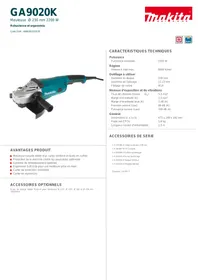 MAKITA GA9020K - Meuleuses