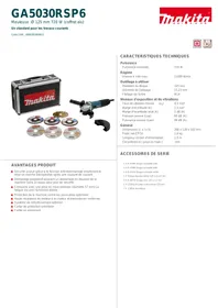 MAKITA Ga5030rsp6 - Meuleuses