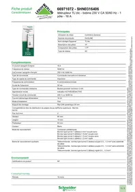 Notice SCHNEIDER ELECTRIC TéLéRUPTEUR UNIPOLAIRE 16A 230V RESI9 XP Télérupteur