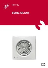 Notice S&P KIT SILENT 100 CZ 12V 100 MM Aérateur salle de bain