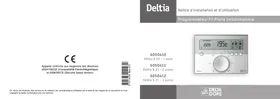 Notice DELTA DORE DELTIA 8.31 FP - 6050410 - 6050411 - 6050412 Programmateur fil pilote