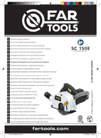 Notice FARTOOLS SC150B Rainureuse à béton