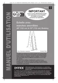 INTEX 48” (122 cm) &amp; 52” (132 cm) - échelle piscine