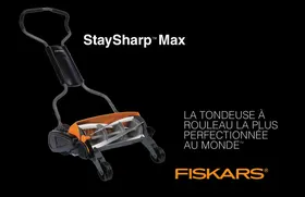 Notice FISKARS STAYSHARP 1000591 / 6208 Tondeuse à gazon manuelle