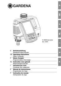 GARDENA C 2030 duo plus - 1874-20 - Programmateur horaire