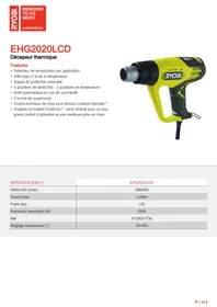 EHG2020LCD RYOBI