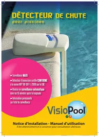 Notice VISIOPOOL KIT ALARME POUR PISCINE ENTERRéE 20M2 Kit alarme