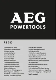 AEG Fs280 - Ponceuse