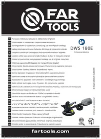 Notice FARTOOLS DWS 180E Ponceuse plâtre