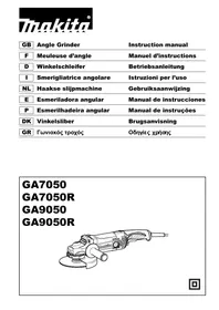 MAKITA GA7050 GA7050R GA9050 GA9050R - Slijpmachines