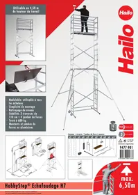 Notice HAILO HOBBYSTEP H7 Echafaudage