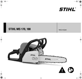 STIHL MS 170, 180 - Tronçonneuse à essence