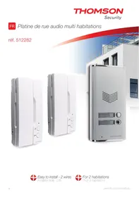 Notice THOMSON MULTI HOME 512282 Interphone
