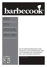 Notice BARBECOOK LOEWY 40, LOEWY 45, LOEWY 50 / 50 SST, LOEWY 55 / 55 SST Gril