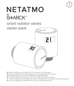 NETATMO STARTER PACK - TeTES THERMOSTATIQUES INTELLIGENTES - Tête Thermostatique Connectée