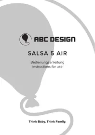 Notice ABC DESIGN SALSA 5 AIR SET 二合一婴儿车