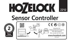 Notice HOZELOCK SENSOR, 1 VOIES - 2212 Programmer til elektrisk ventilkontrol