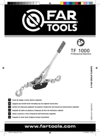 Notice FARTOOLS TF 1000 Treuil manuel
