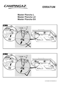 Master Plancha L Master Plancha LX Master Plancha EX CAMPINGAZ