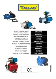 Notice TALLAS G100 4500 L/H Bomba manual de rega