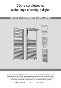 Notice DELTACALOR STENDINO Sèche-serviettes électrique