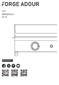 Notice FORGE ADOUR ORIGIN G A Plancha gaz