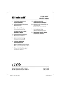 Notice EINHELL GC-PC2040I Tronçonneuse