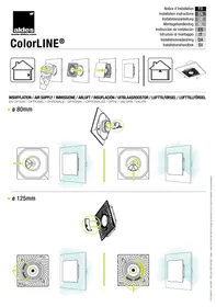 Notice ALDES KIT GRILLE DE VENTILATION D125 MM  COLORLINE Ventilation