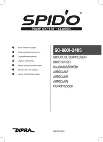 Notice SPIDO GC800I 24H5 Surpresseur