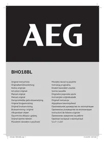 AEG BHO18BL - Rabot sans fil
