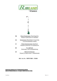 RIBIMEX PRPVF350 - Wasser-Rückgewinnungspumpe