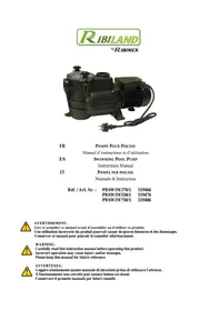 RIBIMEX SWIM 370 RIBIMEX - Pompe de piscine