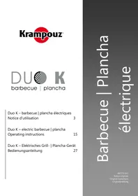 Notice KRAMPOUZ DUO K Grill