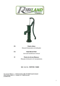RIBIMEX PRPFMB / 516820 - Pompe à bras