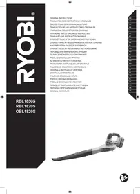RYOBI RBL1850S RBL1820S OBL1820S - Souffleur de feuilles