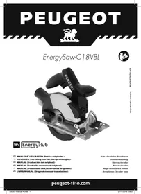 Notice PEUGEOT ENERGYSAW-C18VBL Scie circulaire sans fil