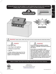 Notice NAPOLEON GRILLS BILEX 485 Barbecue