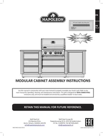Notice NAPOLEON GRILLS BIPRO 500 Barbecue