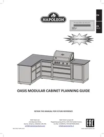 Notice NAPOLEON GRILLS MODULE RANGEMENT NAPOLEON POUR CUISINE EXTéRIEURE Outdoor kitchen