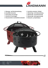 Notice LANDMANN STARS & MOON Brasero
