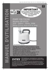 INTEX DP30220 - Pompe de piscine
