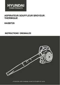 Notice HYUNDAI HASBT26 Aspirateur broyeur
