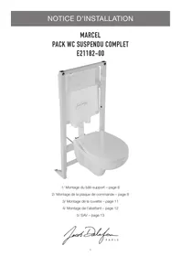 Notice JACOB DELAFON MARCEL WC suspendu
