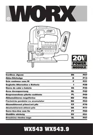 WORX WX543.9 - Wyrzynarka