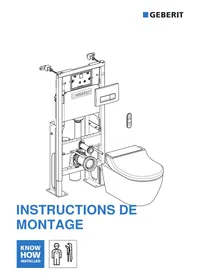 Notice GEBERIT LAïTA ESSENTIEL AQUACLEAN WC japonais